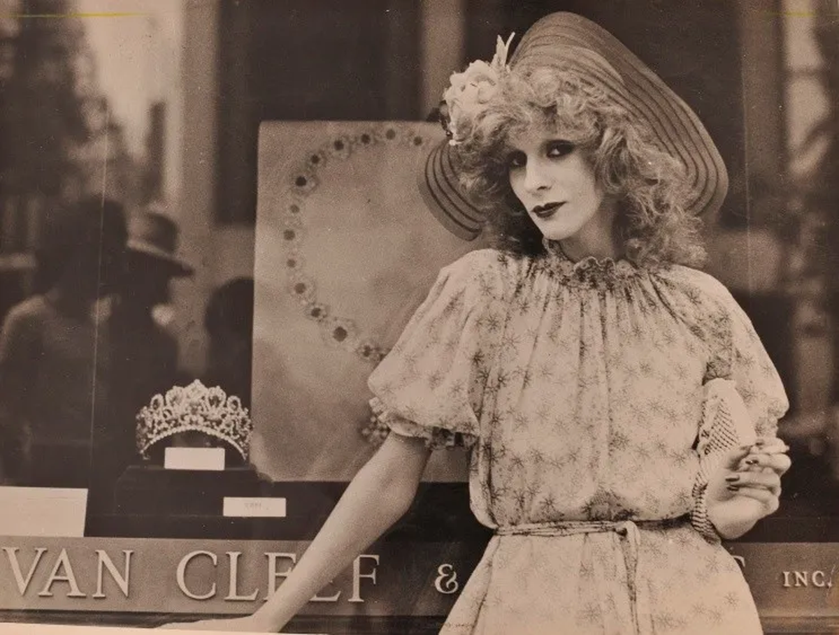 Nacha Guevara durante la última dictadura militar.