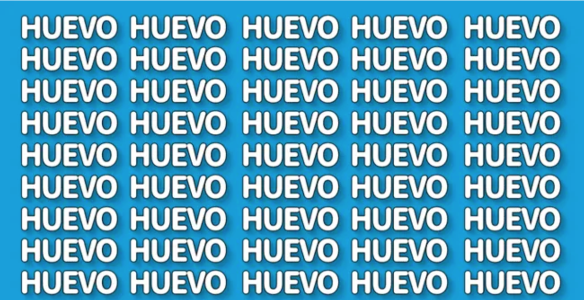 RETO VISUAL nivel PRO: solo el 2% encontró la palabra HUESO ¡en 5 segundos!