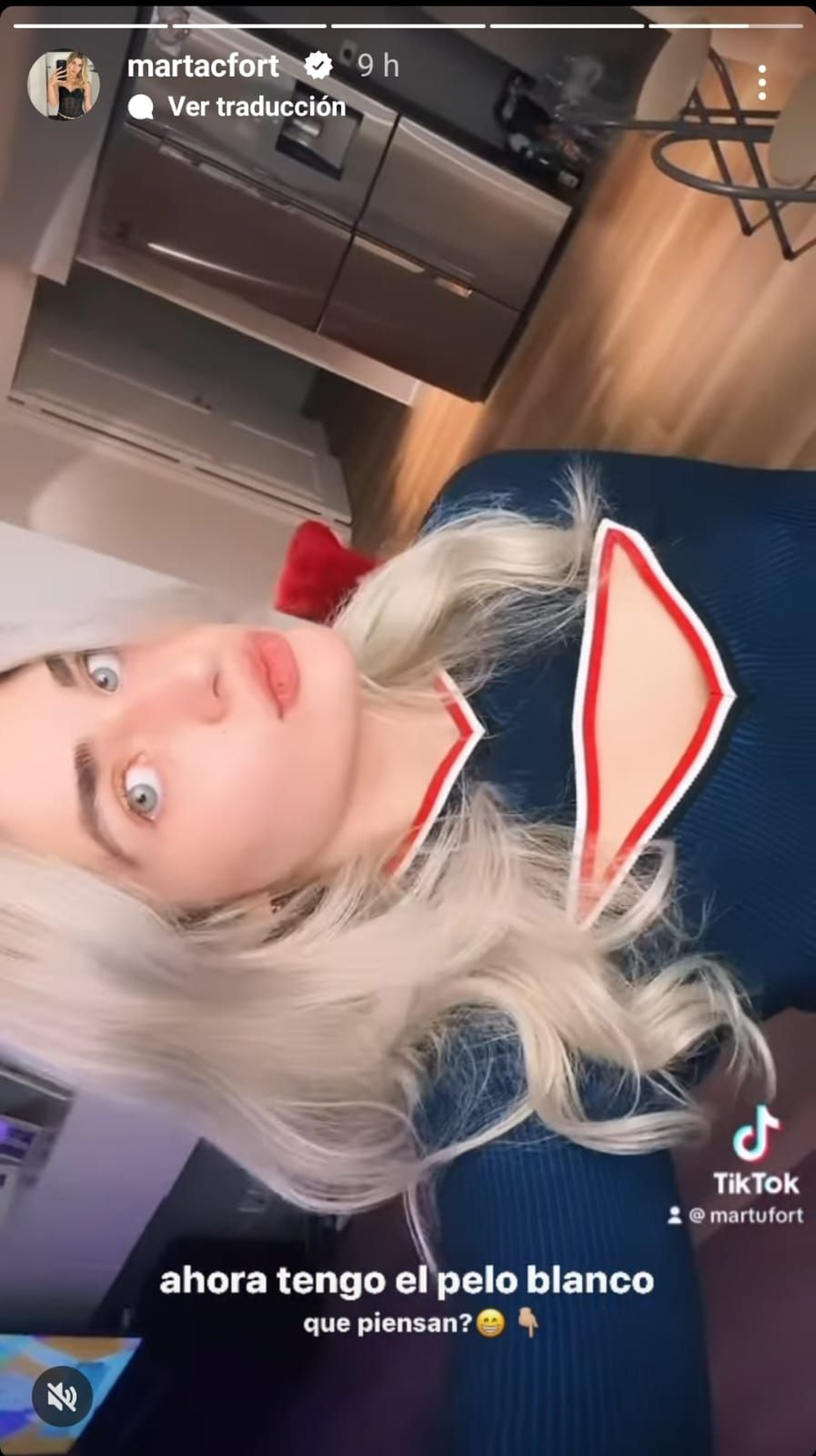 Marta Fort y su cambio de look. Marta Fort y su cambio de look.