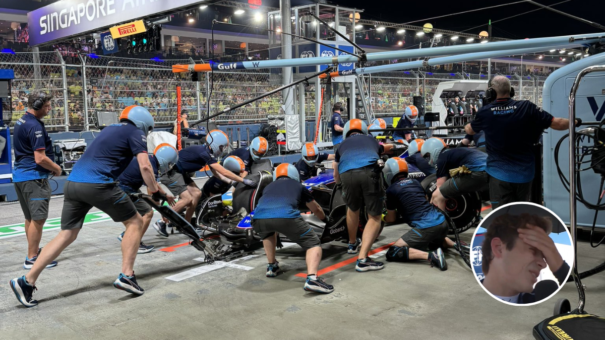 El insólito error que cometió Franco Colapinto en las pruebas de la Fórmula 1: se volvió viral