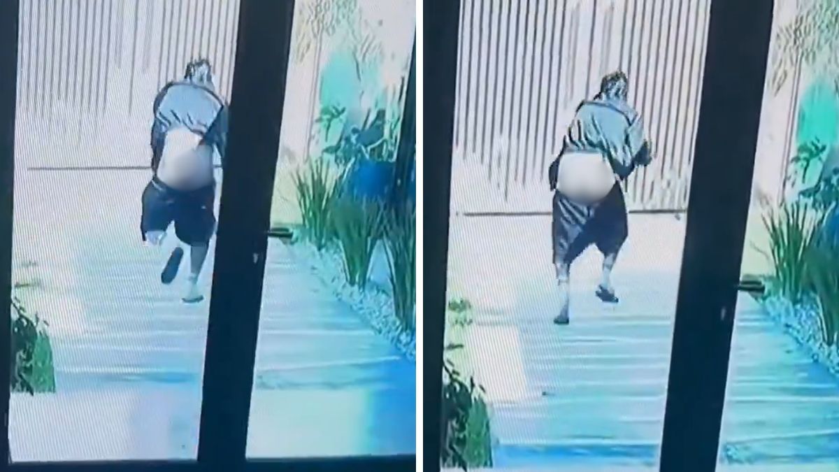 Brian Sarmiento quedó envuelto en una nueva polémica tras bajarse los pantalones en el jardín de Gran Hermano.