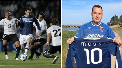 Qué SANTAFESINO se quedó con la camiseta que Lionel MESSI usó en la cancha de Colón en la Copa América 2011