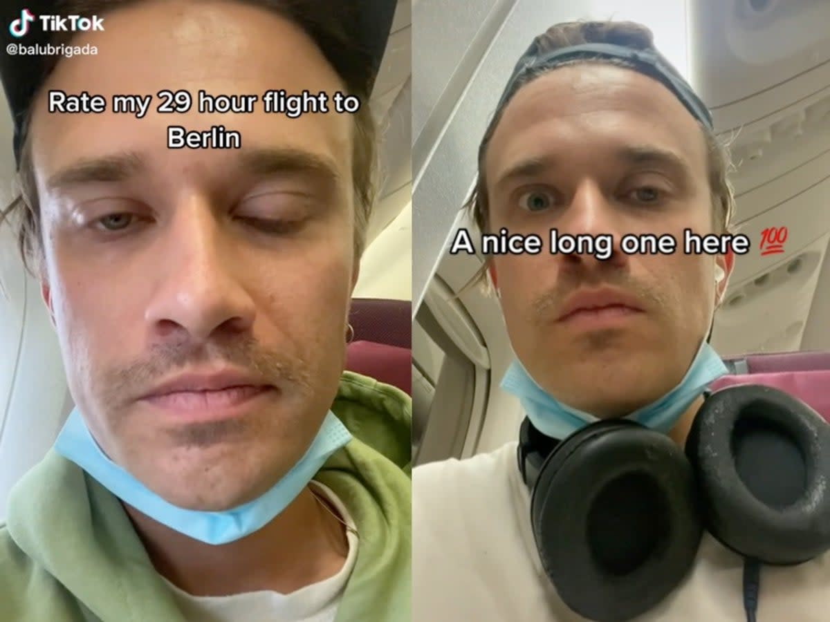 Beasley, que forma parte de la banda australiana Balu Brigada, compartió su experiencia con un bebé que lloraba.