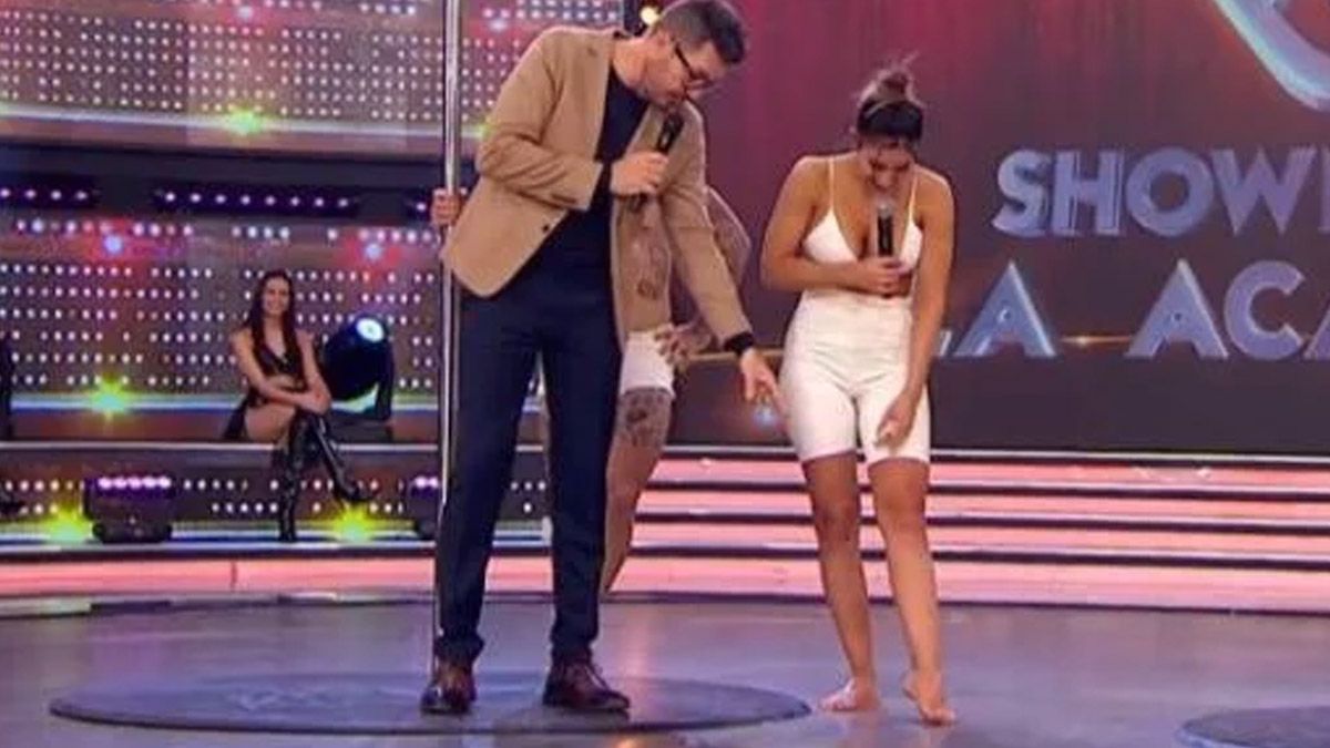 Celeste Muriega sufrió un doloroso accidente tras bailar en el caño en La Academia