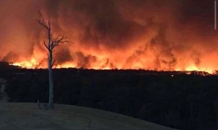 fotografian la cara del diablo en los incendios de australia fotografian la cara del diablo en los incendios de australia