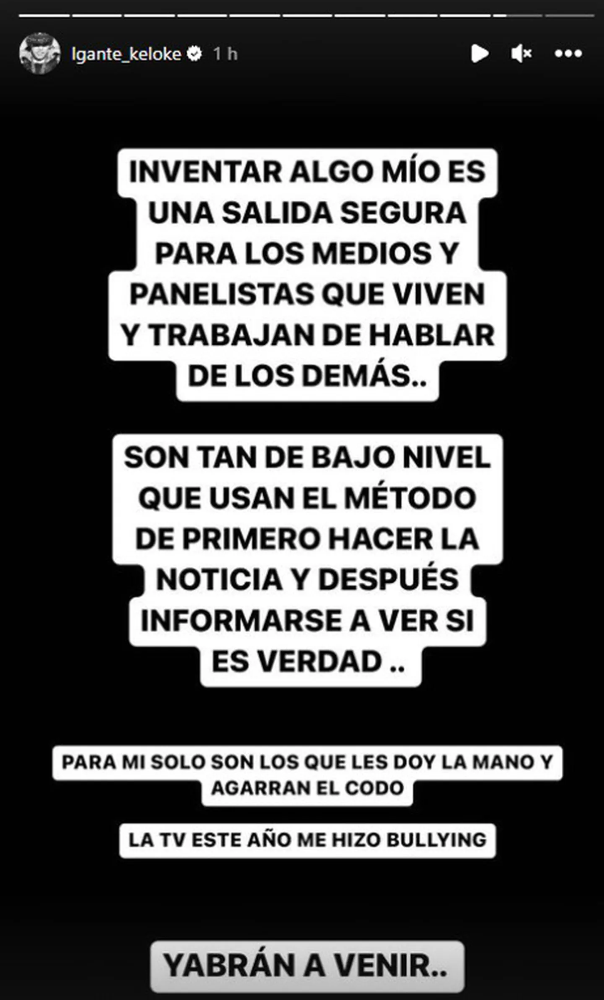 El descargo de L-Gante después de que lo acusaran de hacer un escándalo en la casa de Wanda Nara (Foto: Instagram / lgante_keloke).