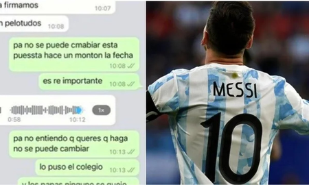 Invitó a su papá a un acto el día del partido de Argentina y su respuesta se hizo viral Invitó a su papá a un acto el día del partido de Argentina y su respuesta se hizo viral