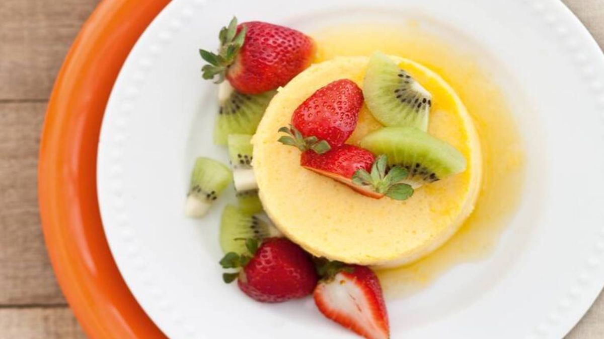 Cheesecake de yogur y naranjas