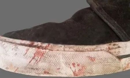Según las pericias, esta es la zapatilla que le dio la patada fatal a Báez Sosa. Según las pericias, esta es la zapatilla que le dio la patada fatal a Báez Sosa.