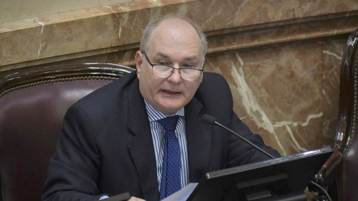 El senador de Juntos por el Cambio, Ernesto Martínez.