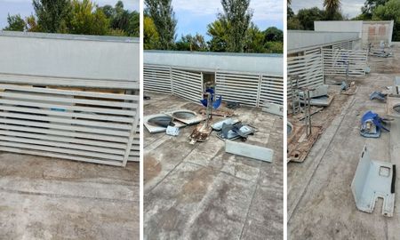 Delincuentes robaron siete aires acondicionados del centro de salud de barrio Pompeya. Delincuentes robaron siete aires acondicionados del centro de salud de barrio Pompeya.