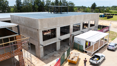 Avanza la construcción de Country Plaza, el nuevo polo comercial del área metropolitana