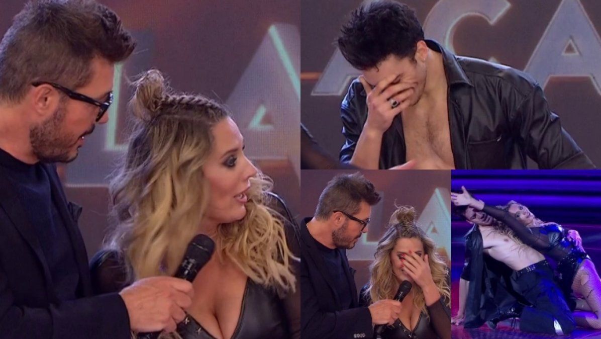La participante de La Academia de ShowMatch aseguró que su compañero de baile había realizado un movimiento que no estaba marcado durante la performance.
