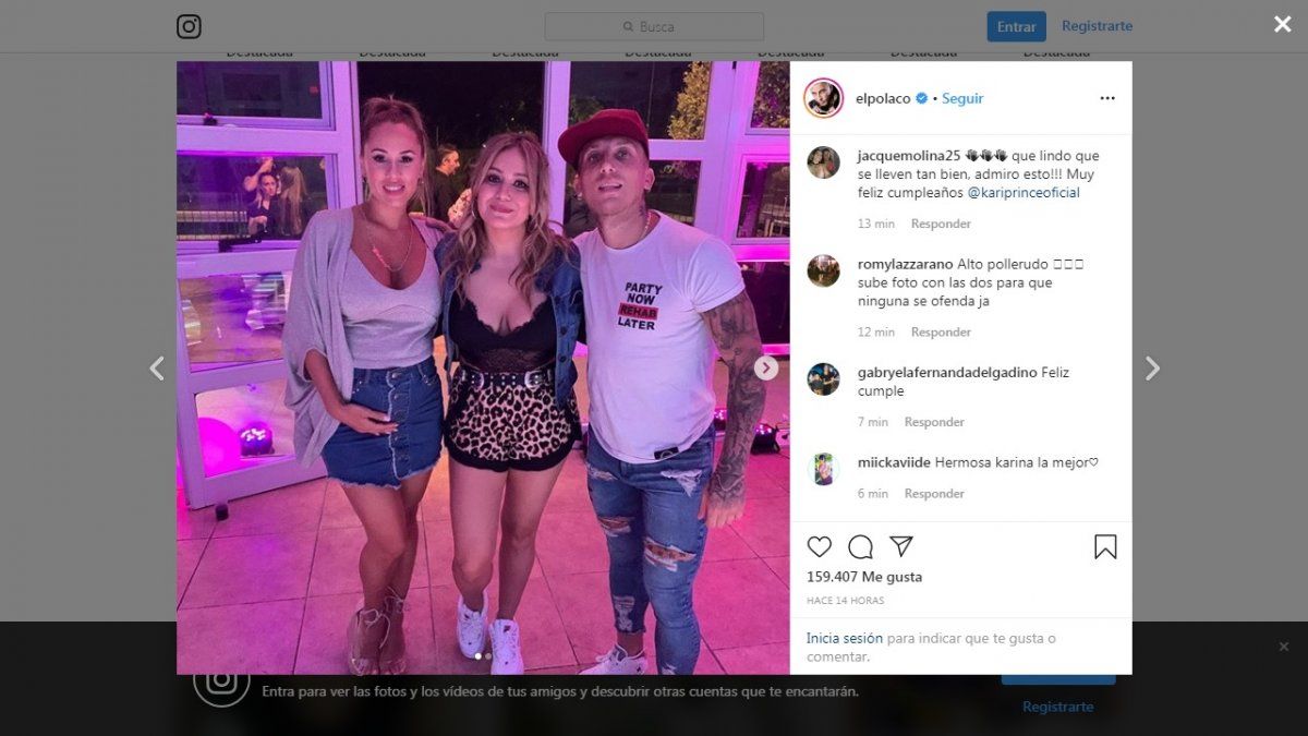 Karina La Princesita festejó su cumpleaños con la presencia del Polaco y Barby Silenzi