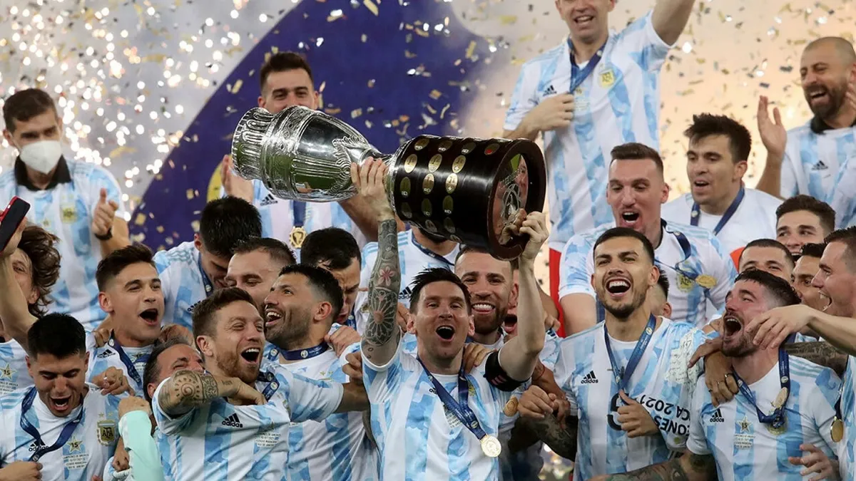 La Copa América 2021 ganada por la Selección Argentina en Brasil.