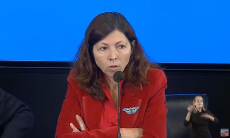 La ministra de Economía habló este lunes, tras haberse reunido el fin de semana con Alberto Fernández. La ministra de Economía habló este lunes, tras haberse reunido el fin de semana con Alberto Fernández.