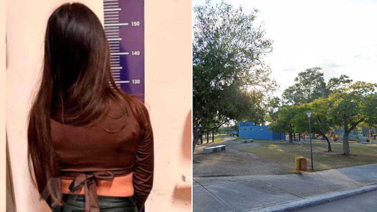 La agresora tiene 23 años y permanece detenida (Fotos Gentileza Diario Panorama y Google Maps).