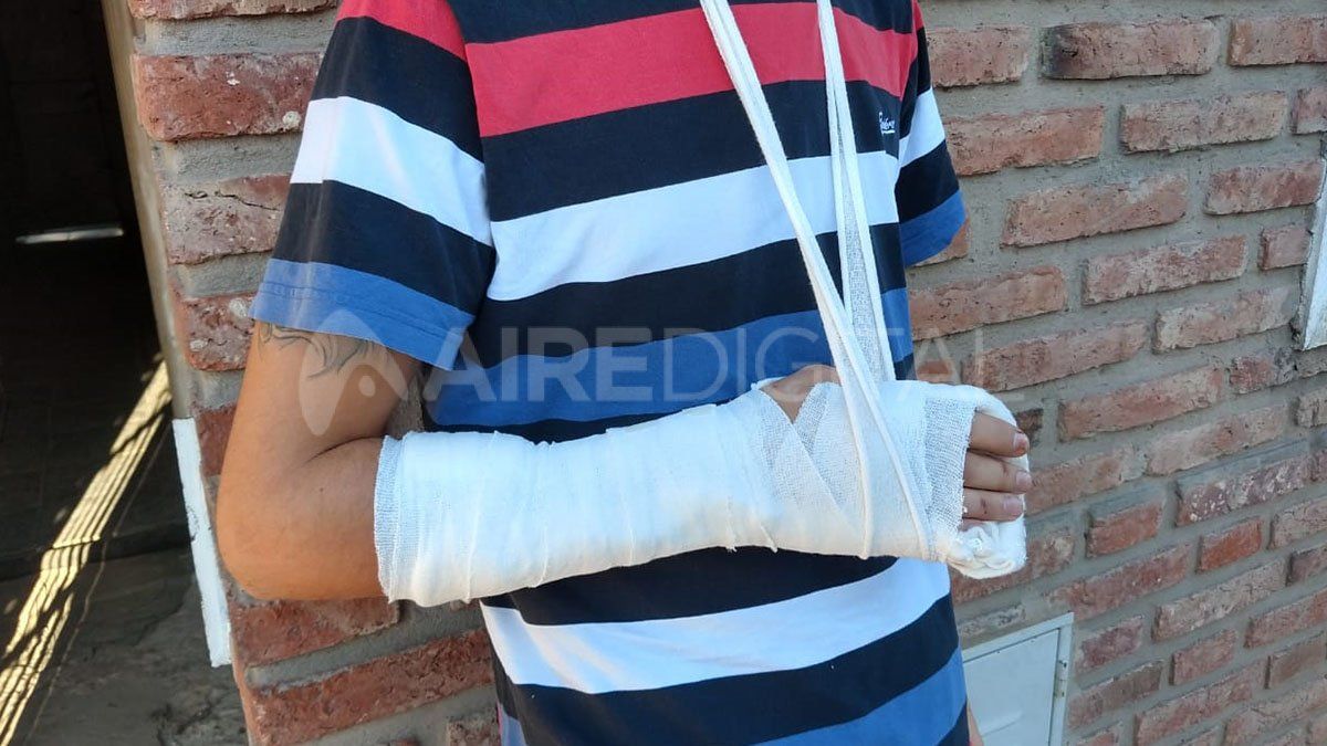 El suboficial herido aguarda la evoluci&oacute;n de las heridas para saber si su brazo debe ser operado.&nbsp;