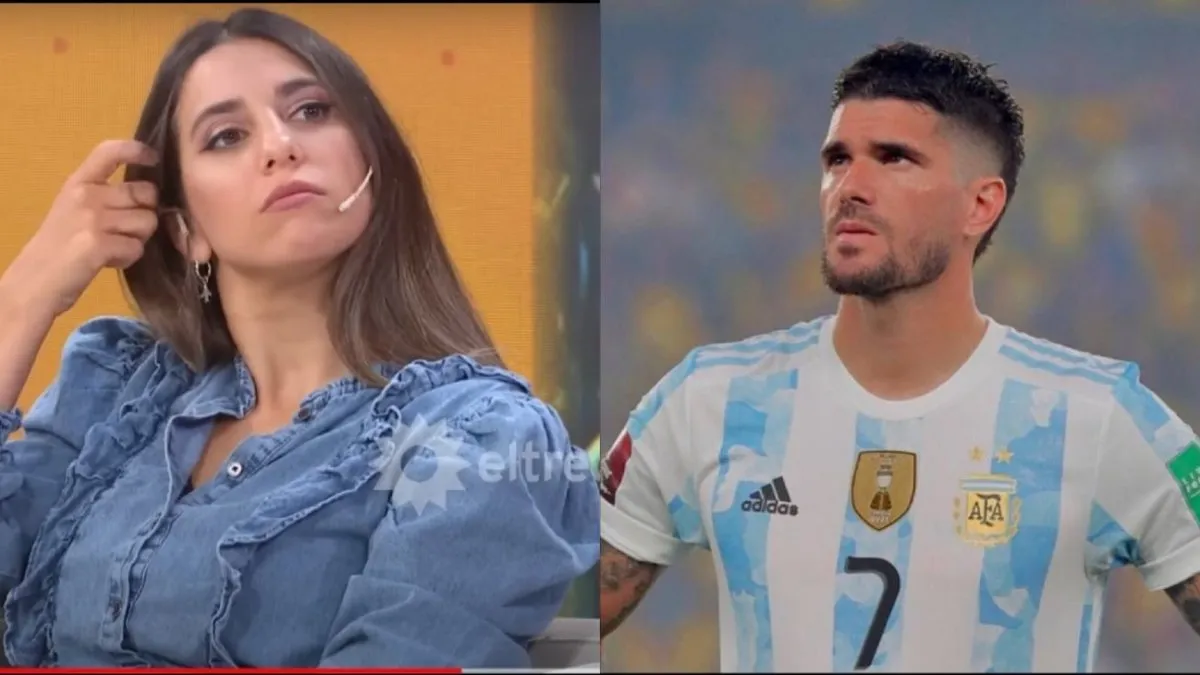 Lapidario tuit de Cinthia Fernández contra Rodrigo de Paul por su foto con Tini Stoessel