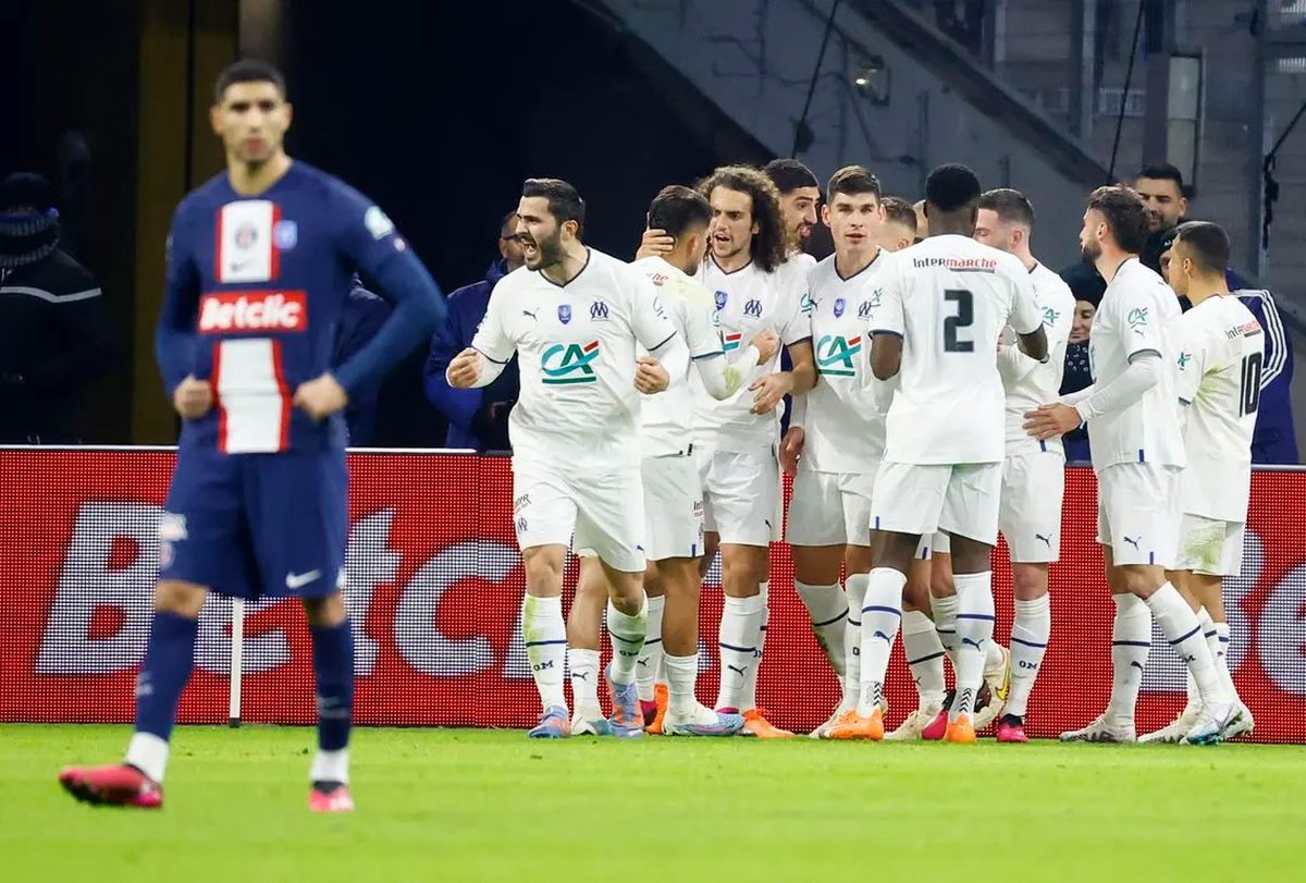 Olympique de Marsella se impuso por 2-1 y avanzó en la Copa de Francia.