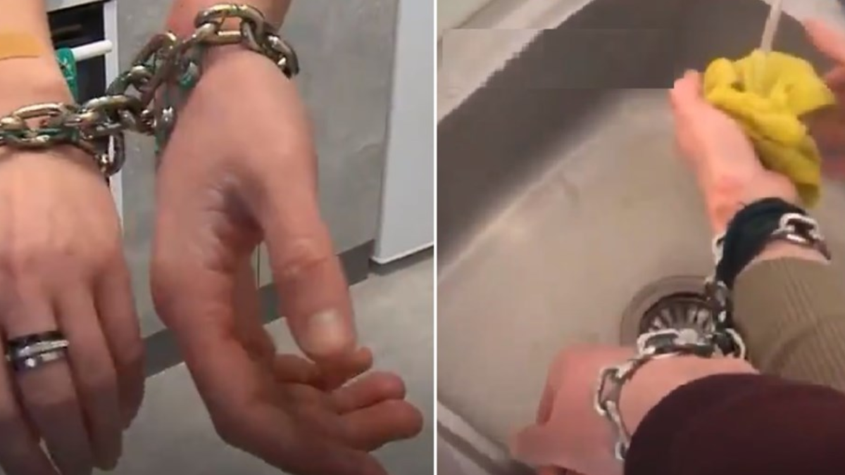 Se encadenaron para hacer todos juntos y su historia se hizo viral: Locura de amor