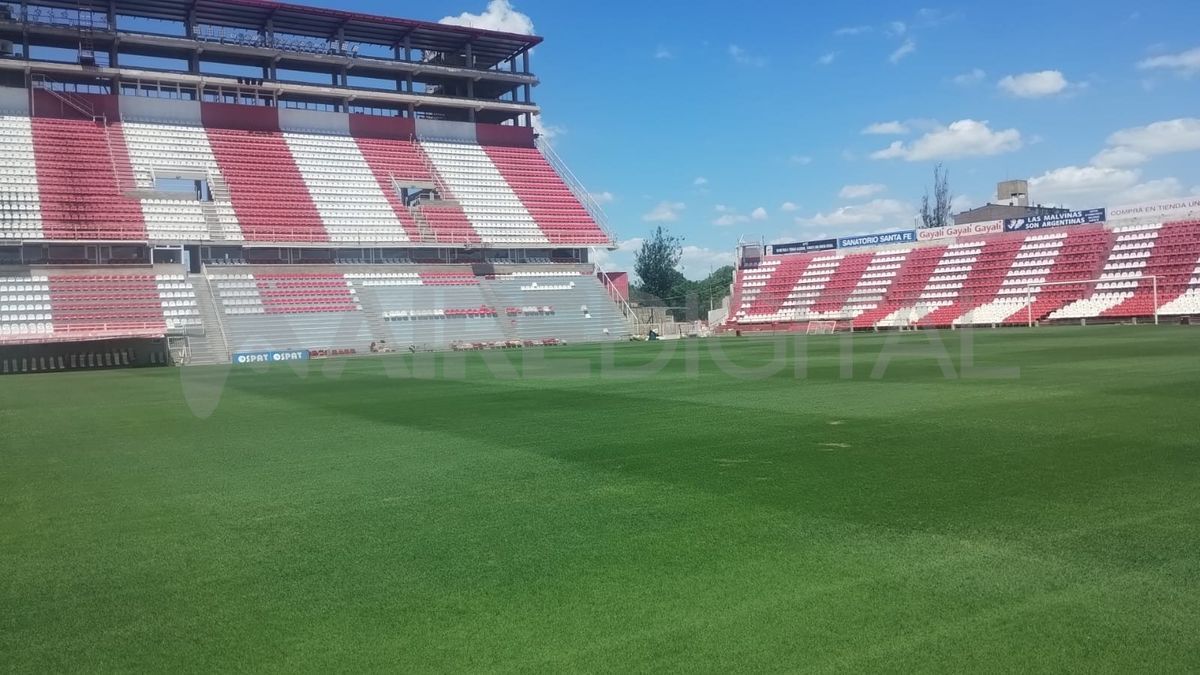 Así luce el campo de juego del Así luce el campo de juego del