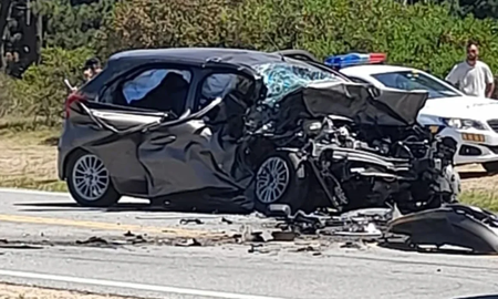 El accidente fatal en Punta del Este, a la altura de Manantiales, en enero de 2023. El accidente fatal en Punta del Este, a la altura de Manantiales, en enero de 2023.