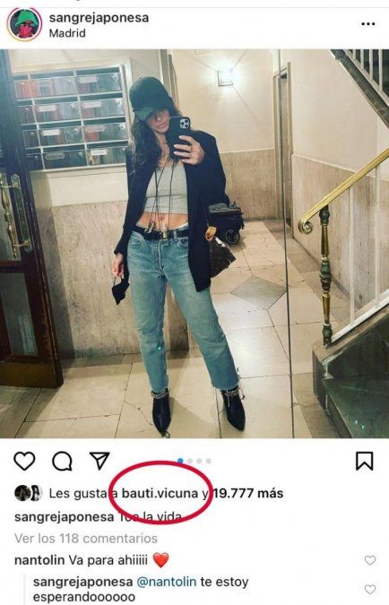 El gesto del hijo mayor de Vicuña con la China Suárez. 