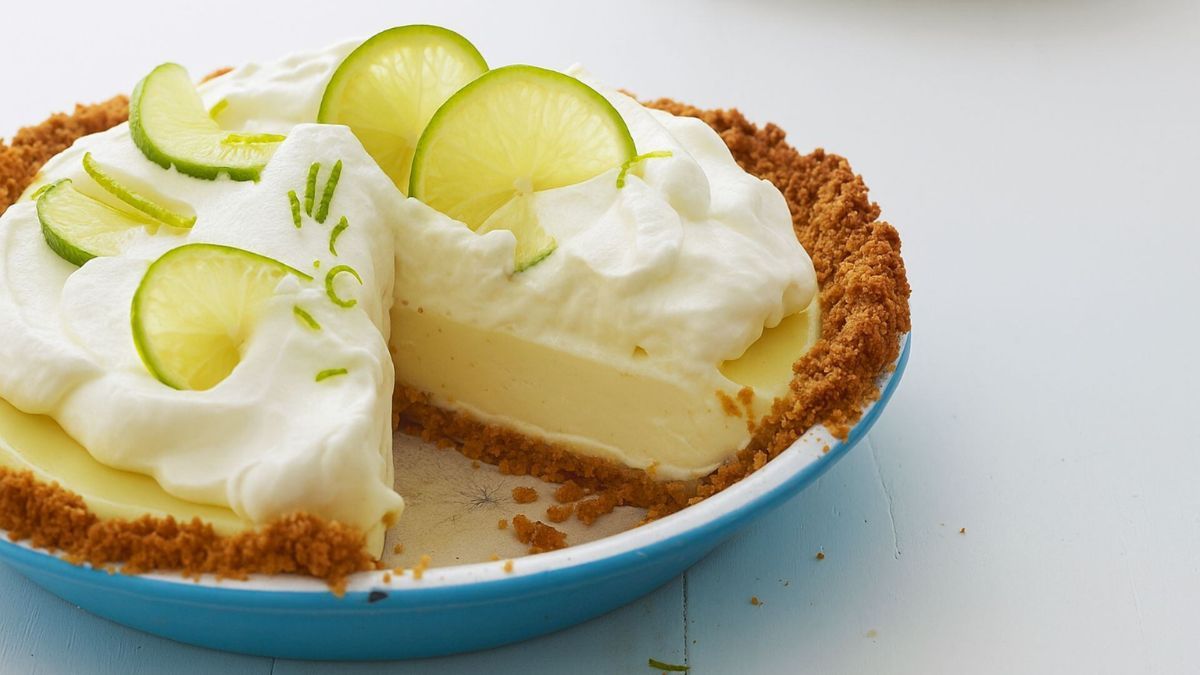 Receta de Key Lime Pie: el postre de lima estadounidense, fácil y rápido.