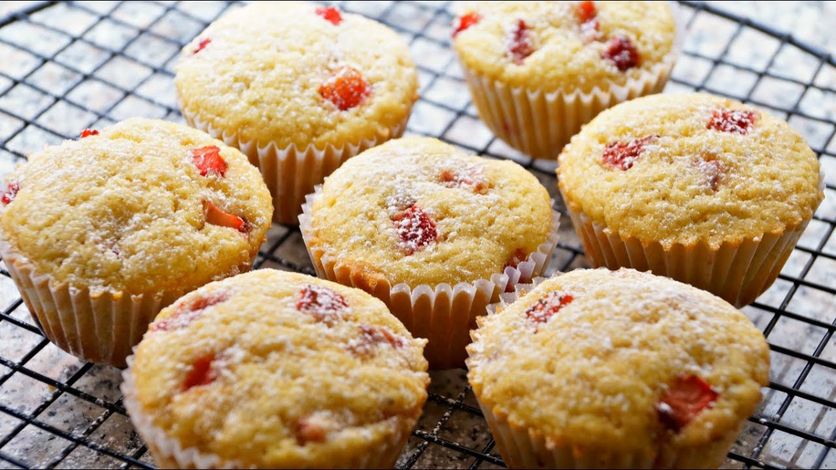Cómo hacer muffins de frutillas en casa la receta más fácil