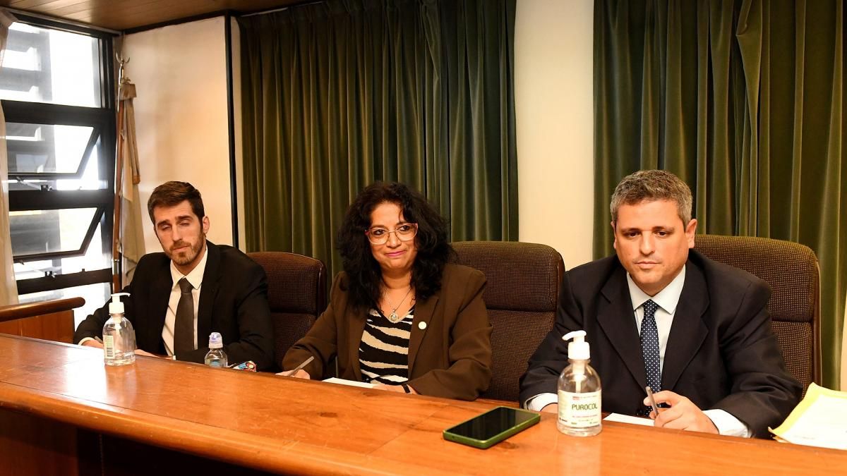 El delantero colombiano dijo sus últimas palabras ante la jueza Claudia Dávalos, a cargo del Juzgado Correccional 2 de Lomas de Zamora. El delantero colombiano dijo sus últimas palabras ante la jueza Claudia Dávalos, a cargo del Juzgado Correccional 2 de Lomas de Zamora.