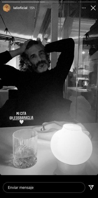Lali Espósito compartió una cita con Leo Sbaraglia. 