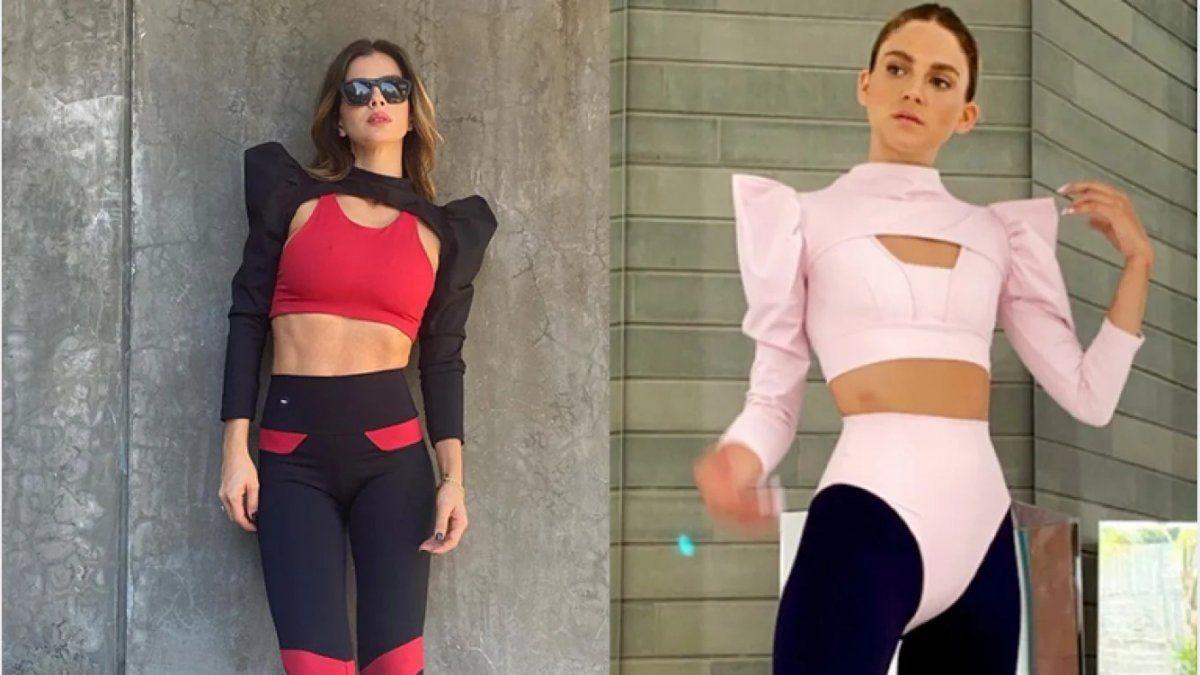 Acusan a la China Suárez de copiar su nueva colección de ropa deportiva a una diseñadora venezolana