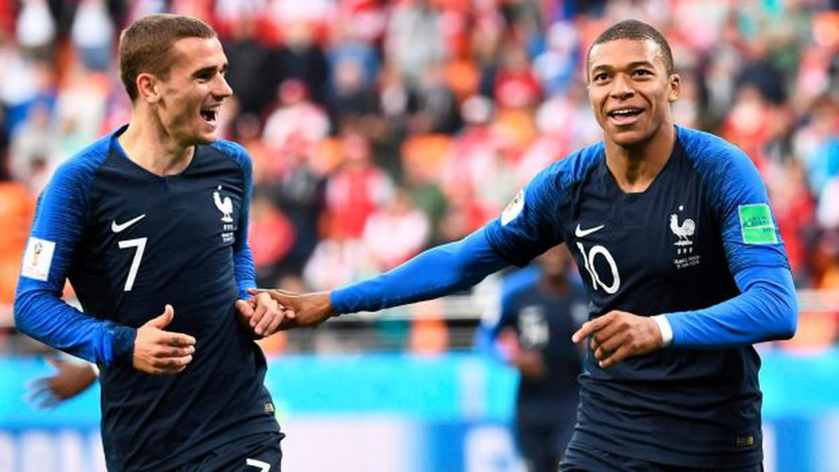 Antoine Griezmann y&nbsp;Kylian Mbapp&eacute;.