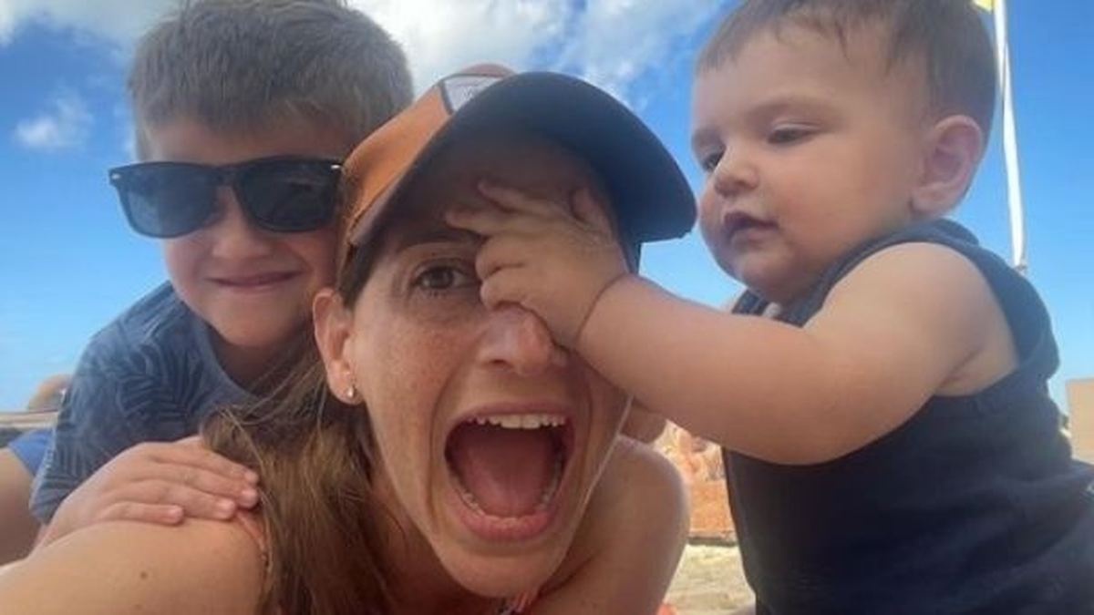 Natalia Pastorutti es madre de dos niños, Pascual y Salvado.