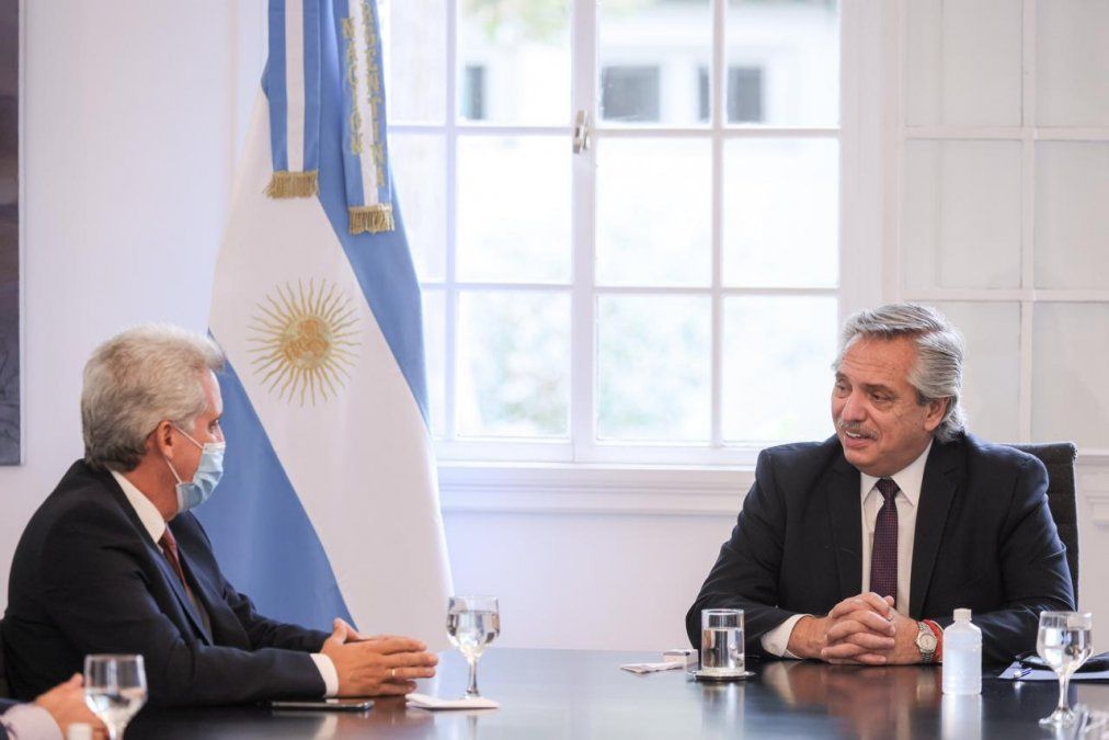 Alberto Fernández se mostró agradecido con la firma por las inversiones que llevará a cabo en Argentina. 