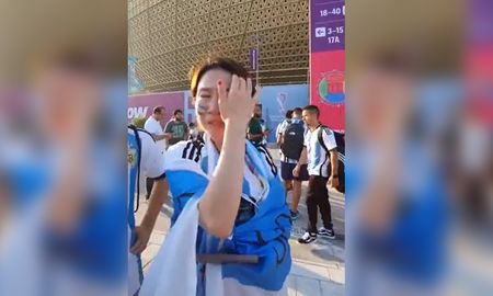 Messi, en mi corazón, es el mejor del mundo. Espero que ganemos la Copa esta vez, dijo la mujer. Messi, en mi corazón, es el mejor del mundo. Espero que ganemos la Copa esta vez, dijo la mujer.
