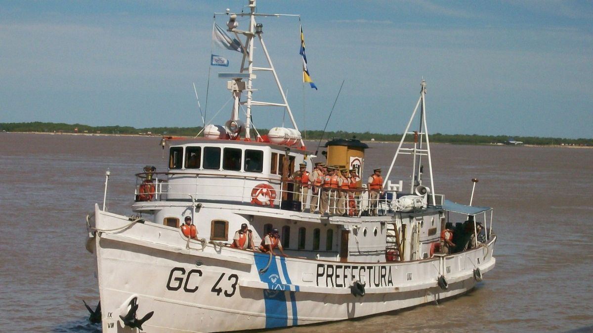 El guardacostas GC-43 Mandub&iacute; pertenece a la Escuela de Oficiales de la Prefectura Naval Argentina.