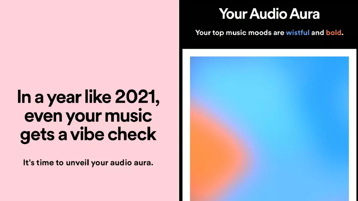 Conocé tu aura musical la novedad que trajo Spotify a fines del 2021