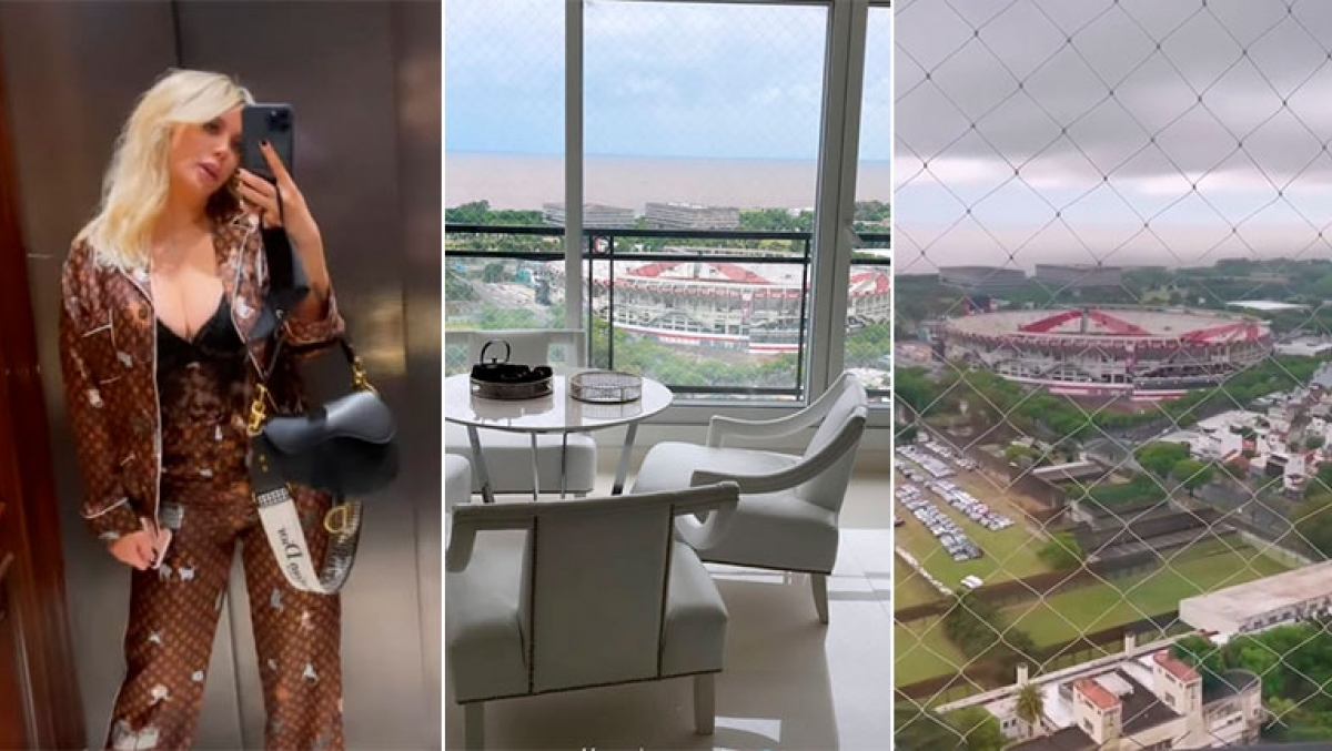 Así es el lujoso departamento de Wanda Nara en Buenos Aires