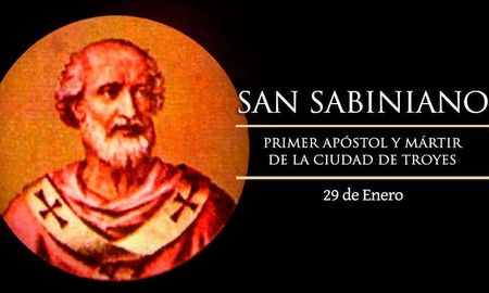 Santo del 29 de enero: San Sabiniano