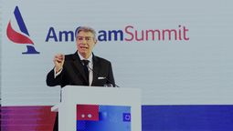 El presidente de la Corte Suprema Horacio Rosatti dio un discurso en el marco de la edición 2026 de AmCham Summit.