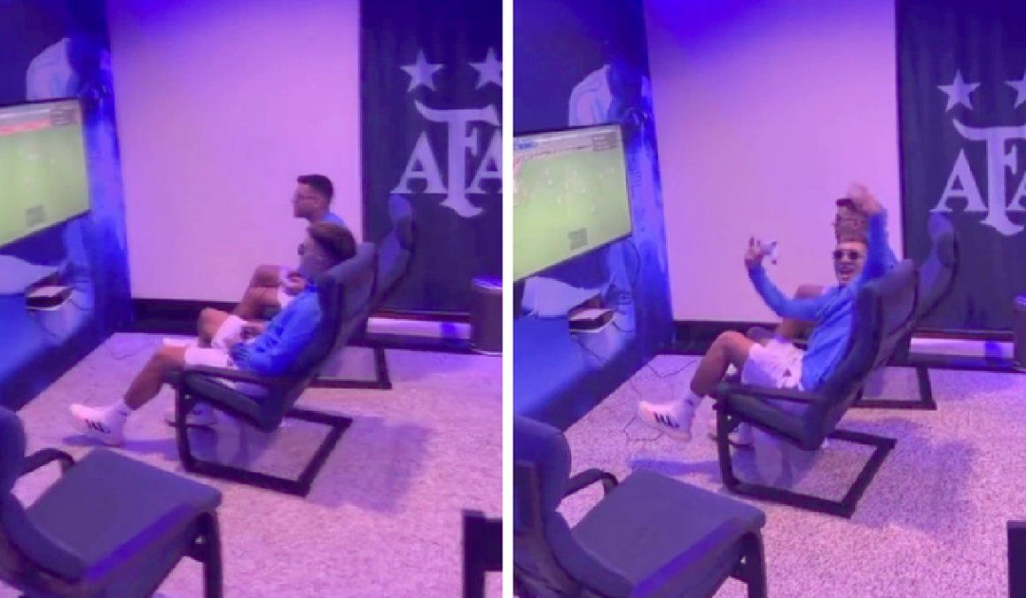 El particular festejo de Lisandro Martínez y Cuti Romero: Son las 6 de la mañana