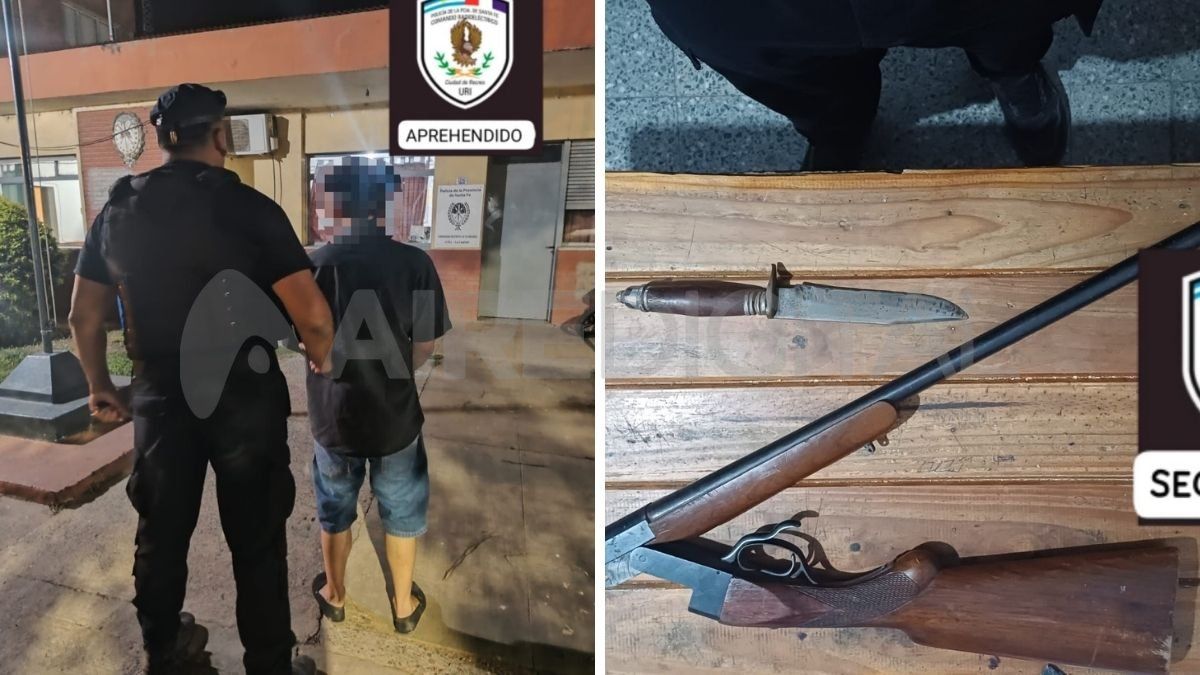 Una mujer y un hombre fueron detenidos tras una pelea en Recreo