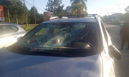 Tras el choque, se alertó al servicio de emergencias 107, que dispuso el envío de una ambulancia. Tras el choque, se alertó al servicio de emergencias 107, que dispuso el envío de una ambulancia.