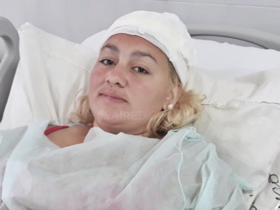 Joana, la joven que juntos a sus hijos sobrevivió a la balacera de la plaza