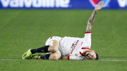 LaLiga: Lucas Ocampos, del Sevilla, contó que trabaja para volver lo antes posible de su lesión