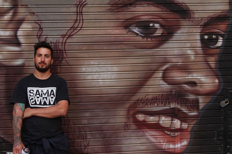 Andrés Iglesias Cobre es reconocido por sus murales en Santa Fe y el mundo