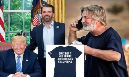 Donald Trump Jr. se burló de Alec Baldwin con memes y escandalosas remeras Donald Trump Jr. se burló de Alec Baldwin con memes y escandalosas remeras