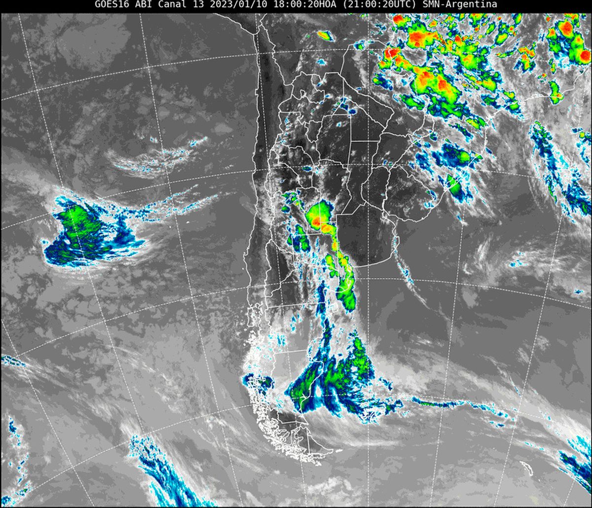 Imagen satelital.-
